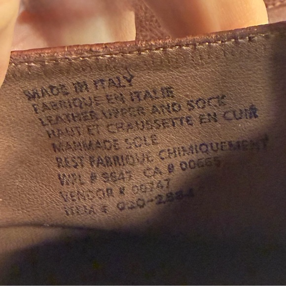 NIB Vintage Eddie Bauer Made in Italy Tumbled Leather Chukka Boots Women's 9 M - Picture 15 of 16